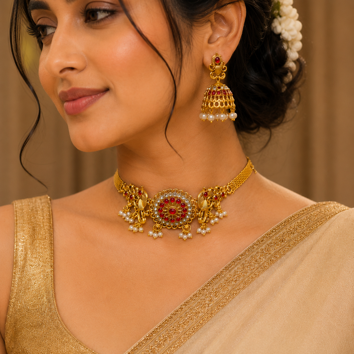 Golden Muse Choker Set