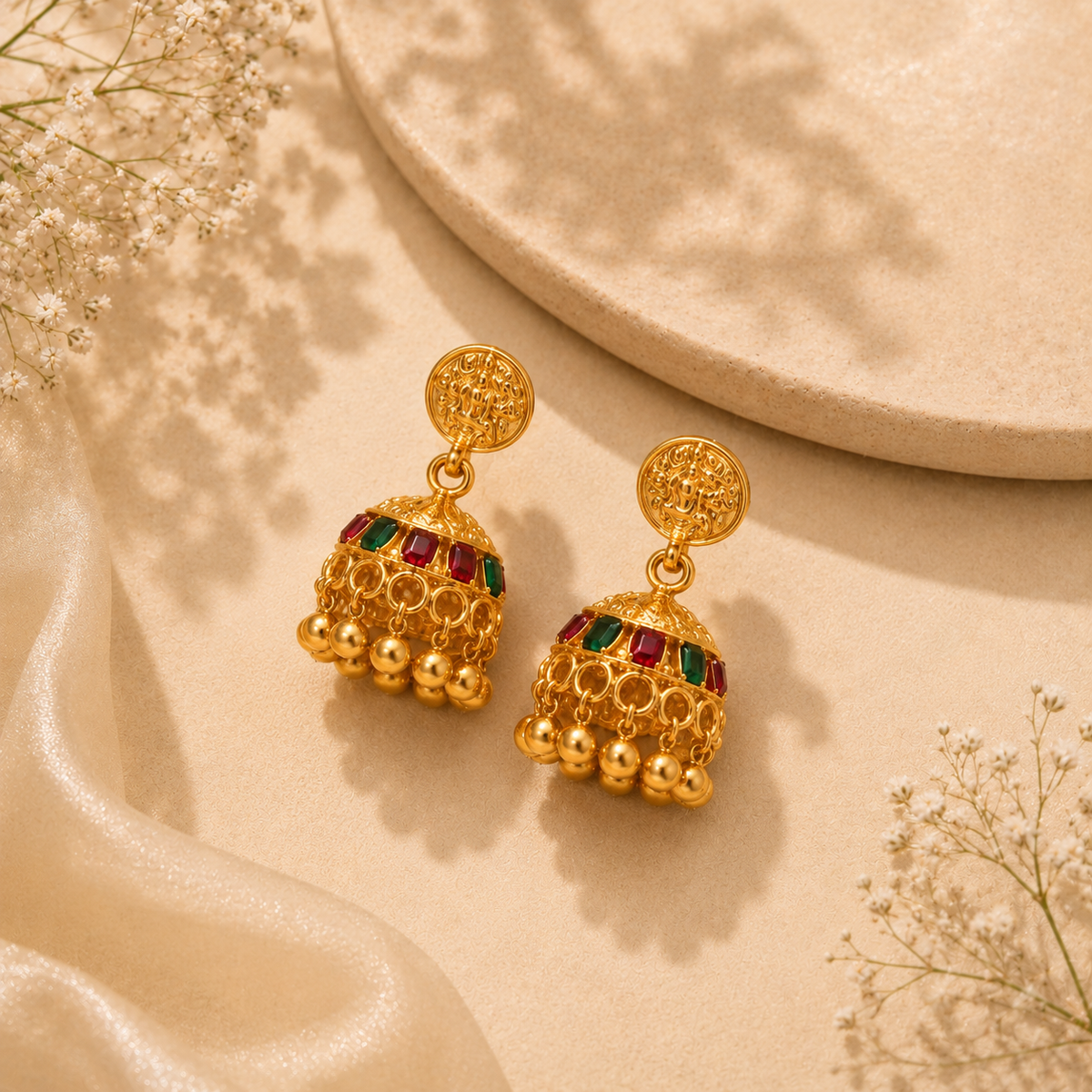 Aaradhya Temple Necklace Set