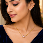 Pink Halo Luxe Necklace Set