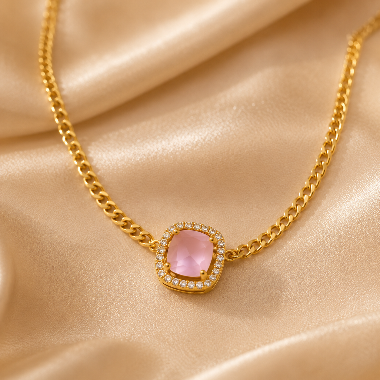 Pink Halo Luxe Necklace Set