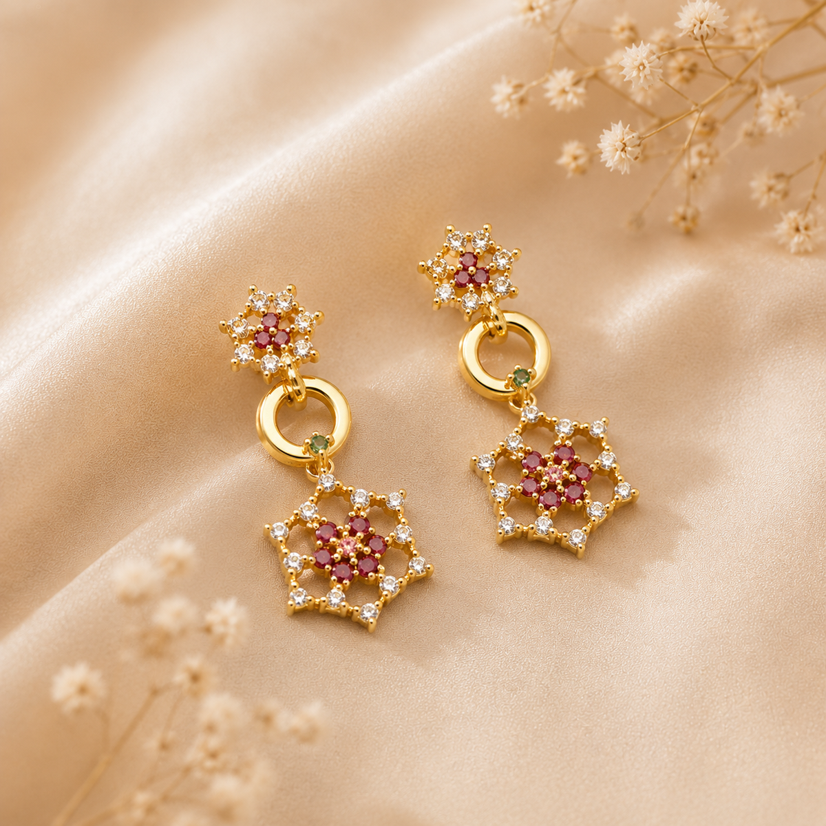 Starlit Bloom Necklace Set