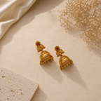 Antique Gold Temple Necklace Set