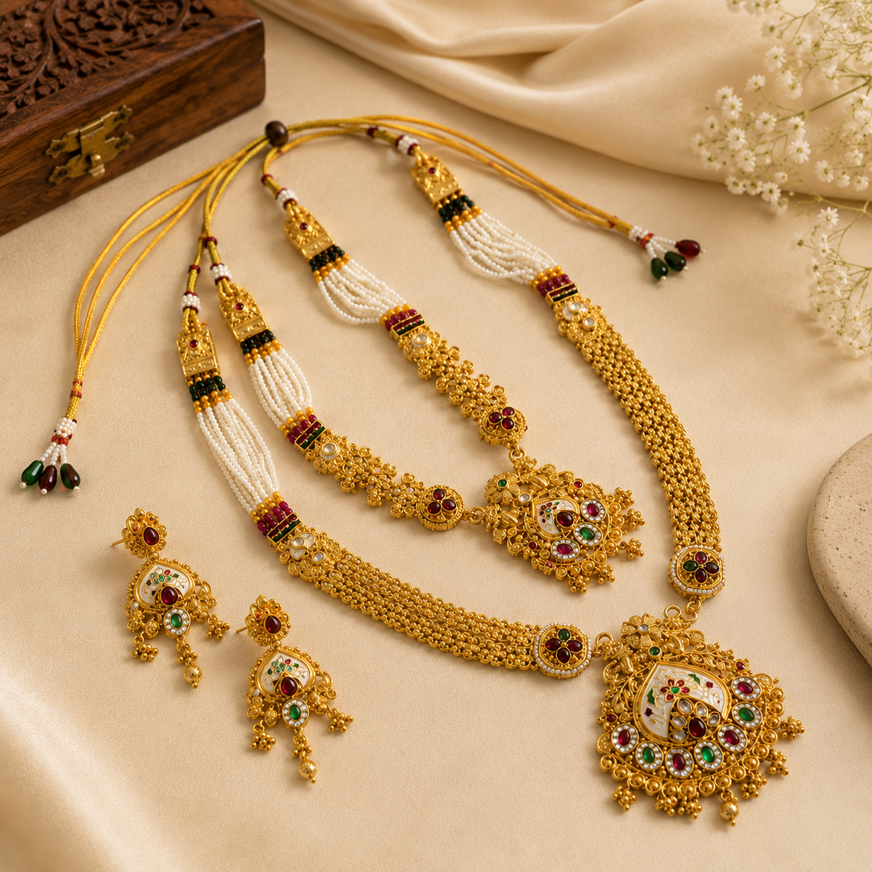 Royal Meenakari Necklace Set