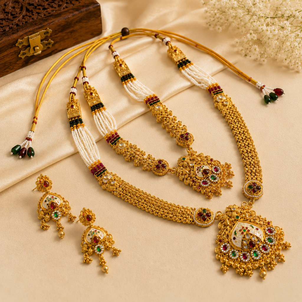 Royal Meenakari Necklace Set