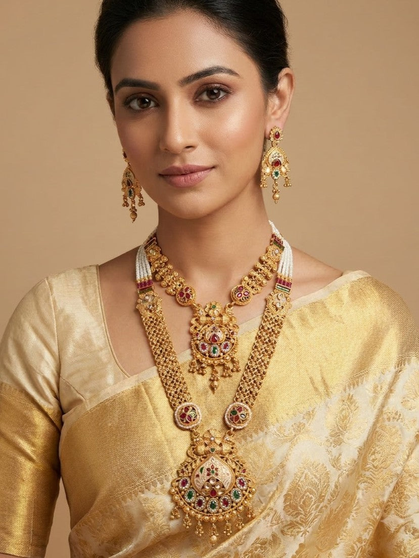 Royal Meenakari Necklace Set