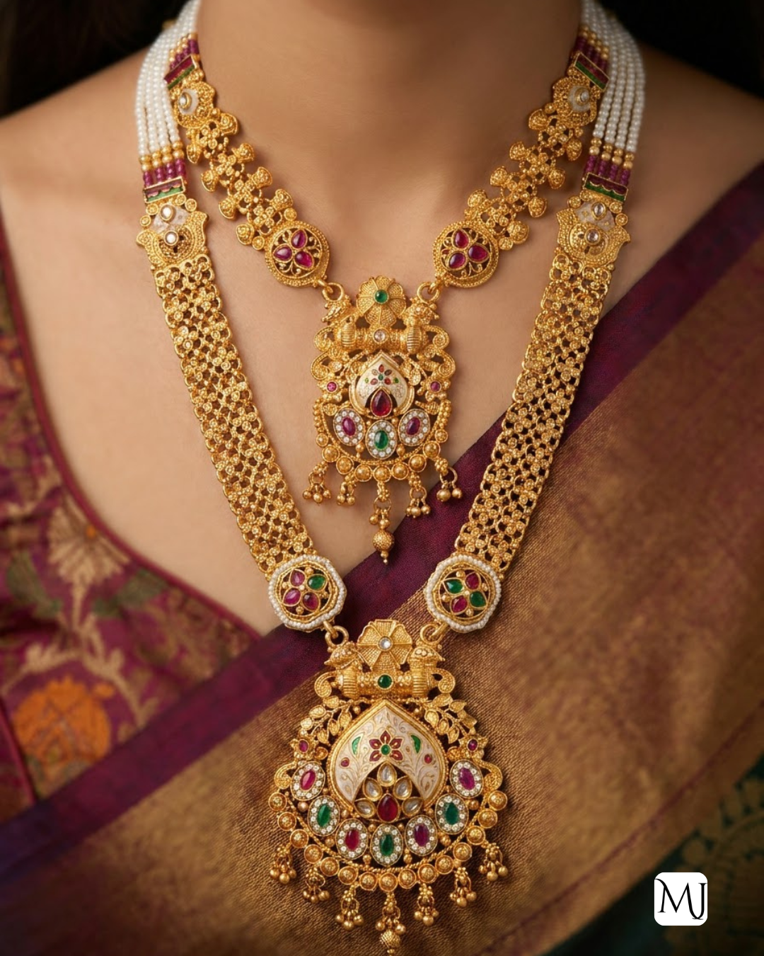 Royal Meenakari Necklace Set